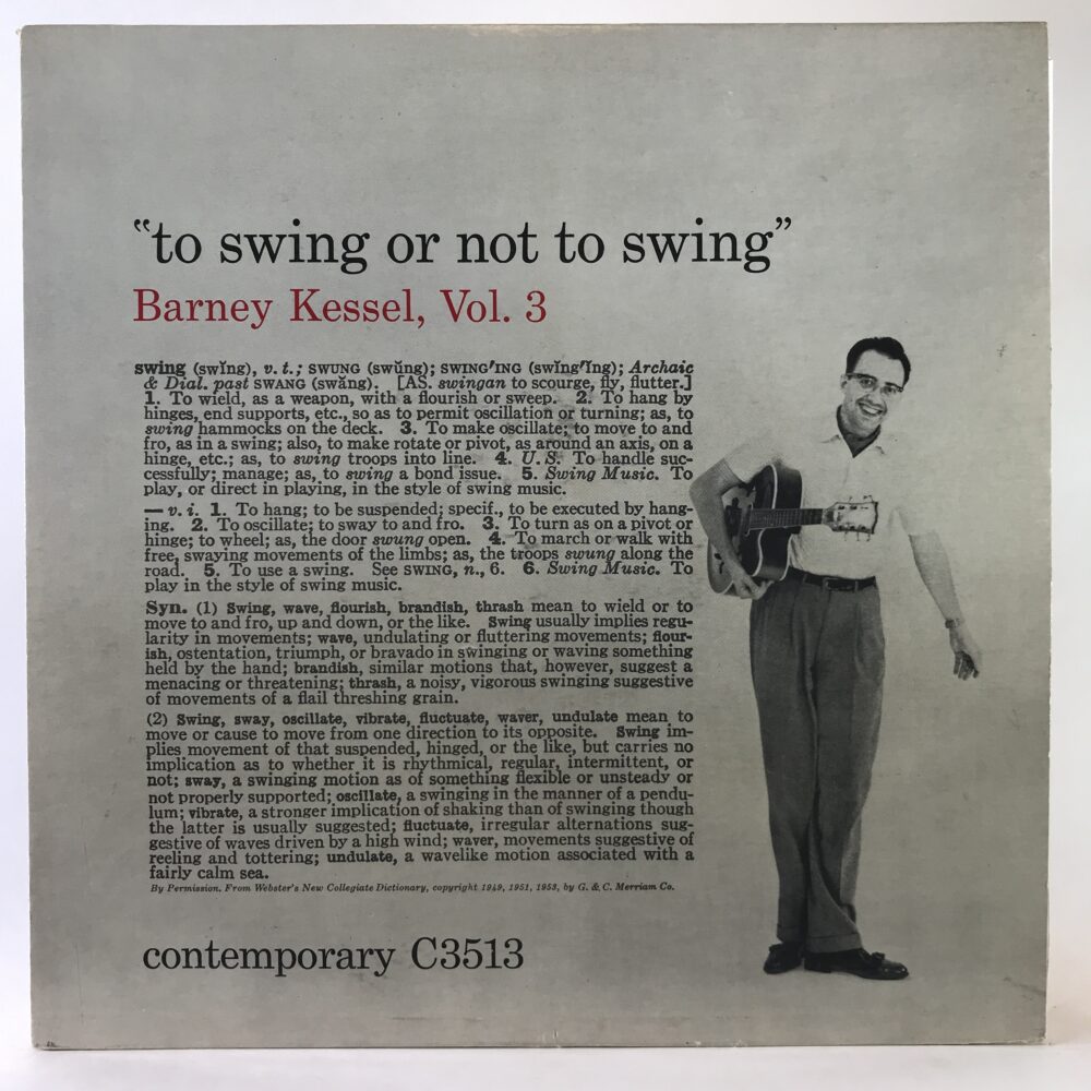 Jazz-Barney Kessel-To Swing Or Not To Swing Jpg