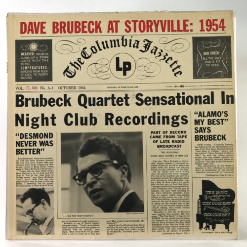 Jazz-Dave Brubeck Quartet-At Storville 1954 Jpg