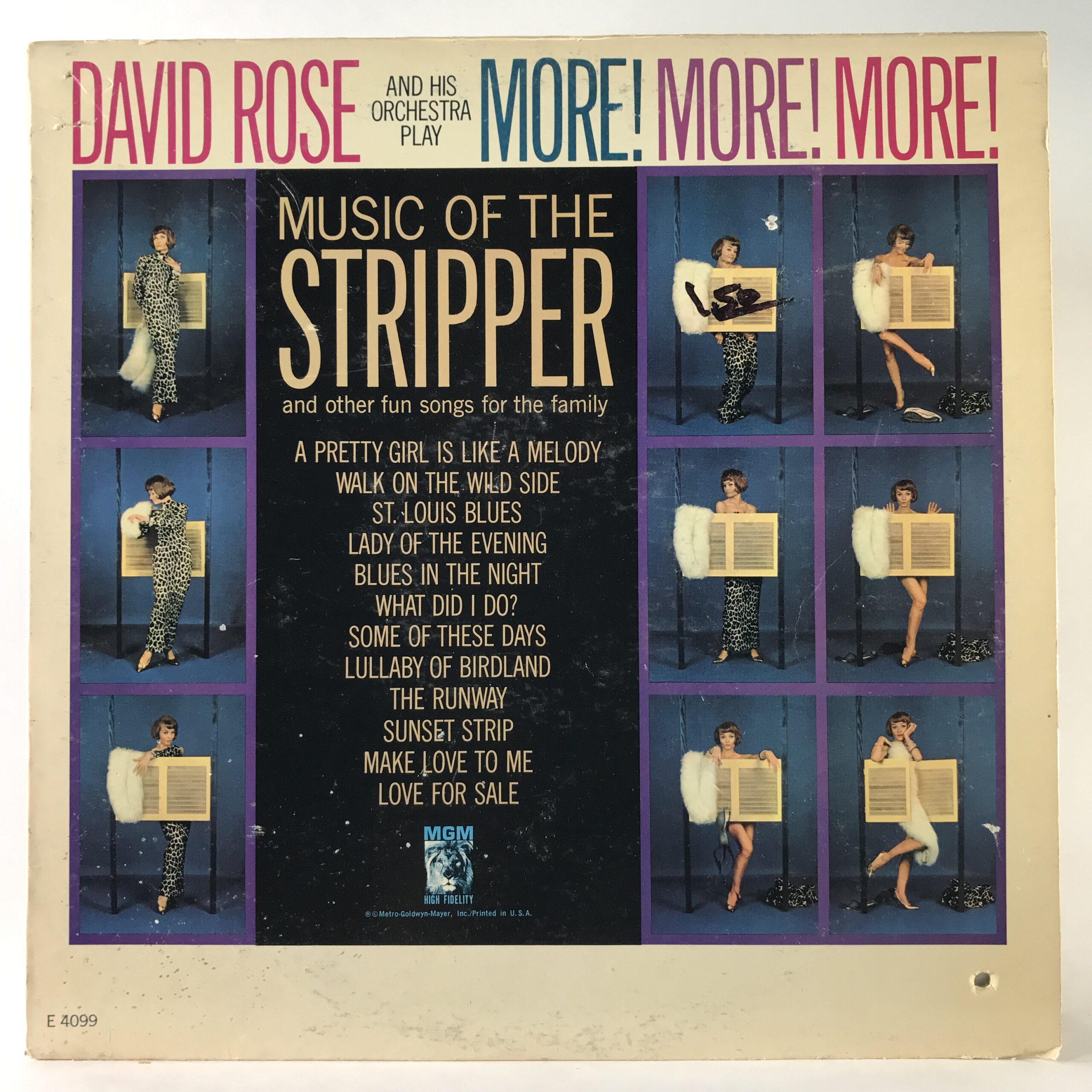 Jazz-David Rose-MoreMoreMoreMusic Of The Stripper And Other Fun Songs For The Family Jpg