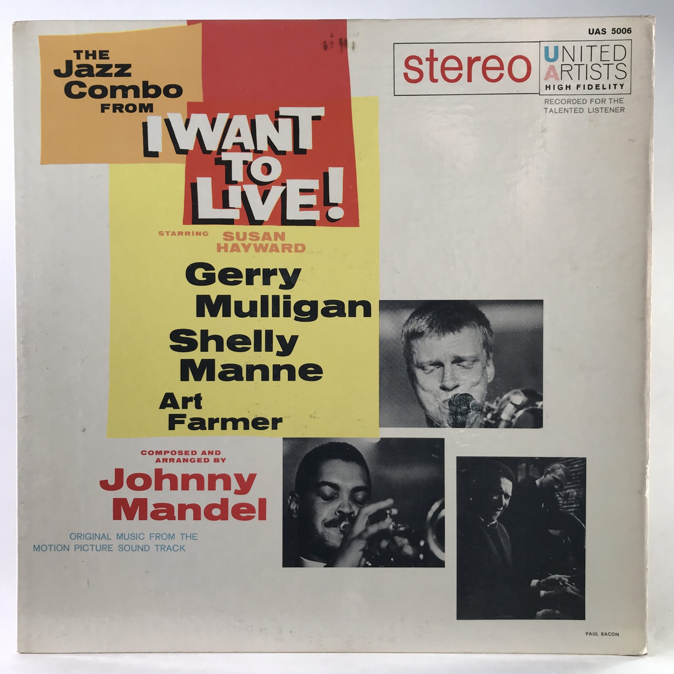 Jazz-Gerry Mulligan Shelly Manne And Art Farmer-the Jazz Combe From I Want To Live Jpg