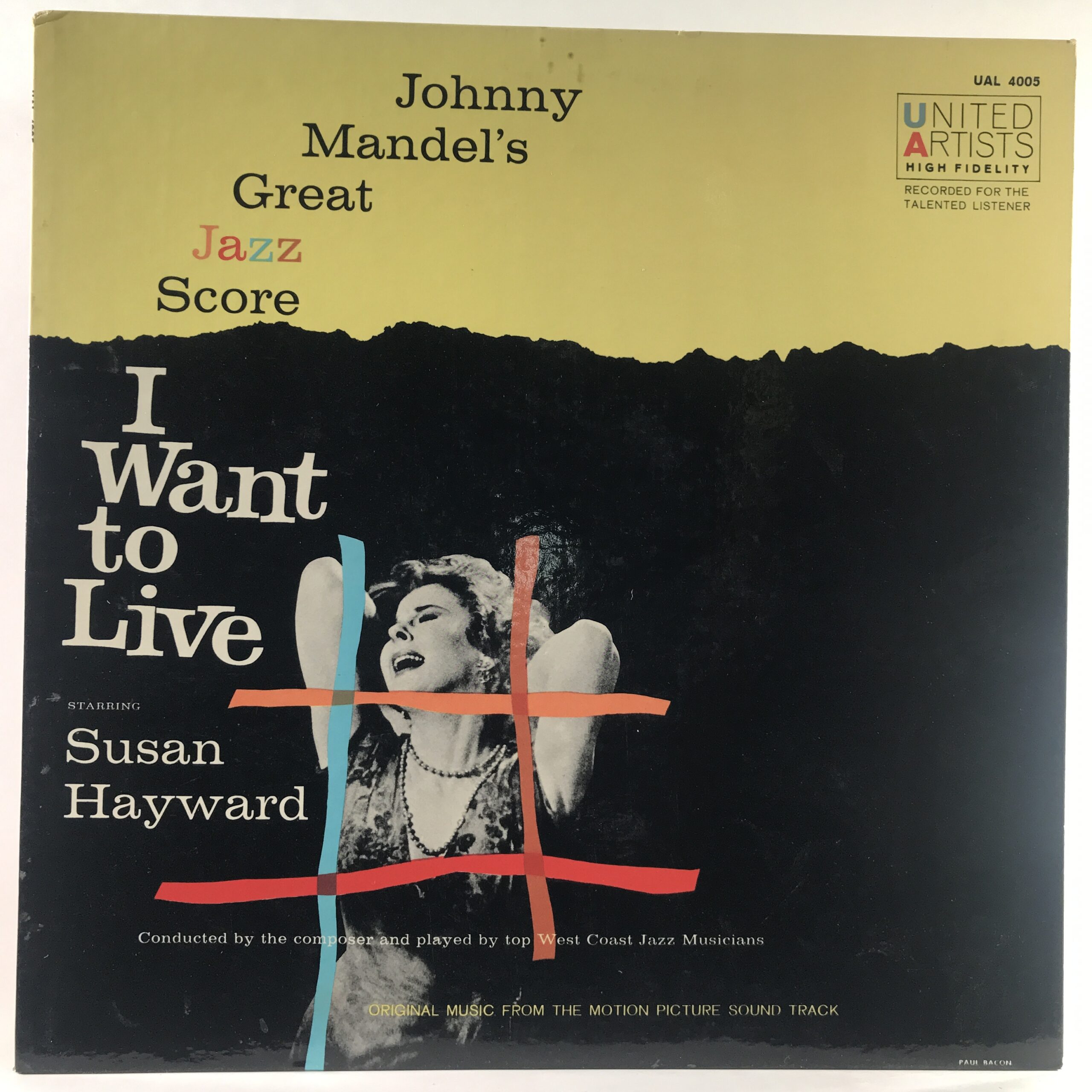 Jazz-Johnny Mandels Great Jazz Score-I Want To Live Jpg