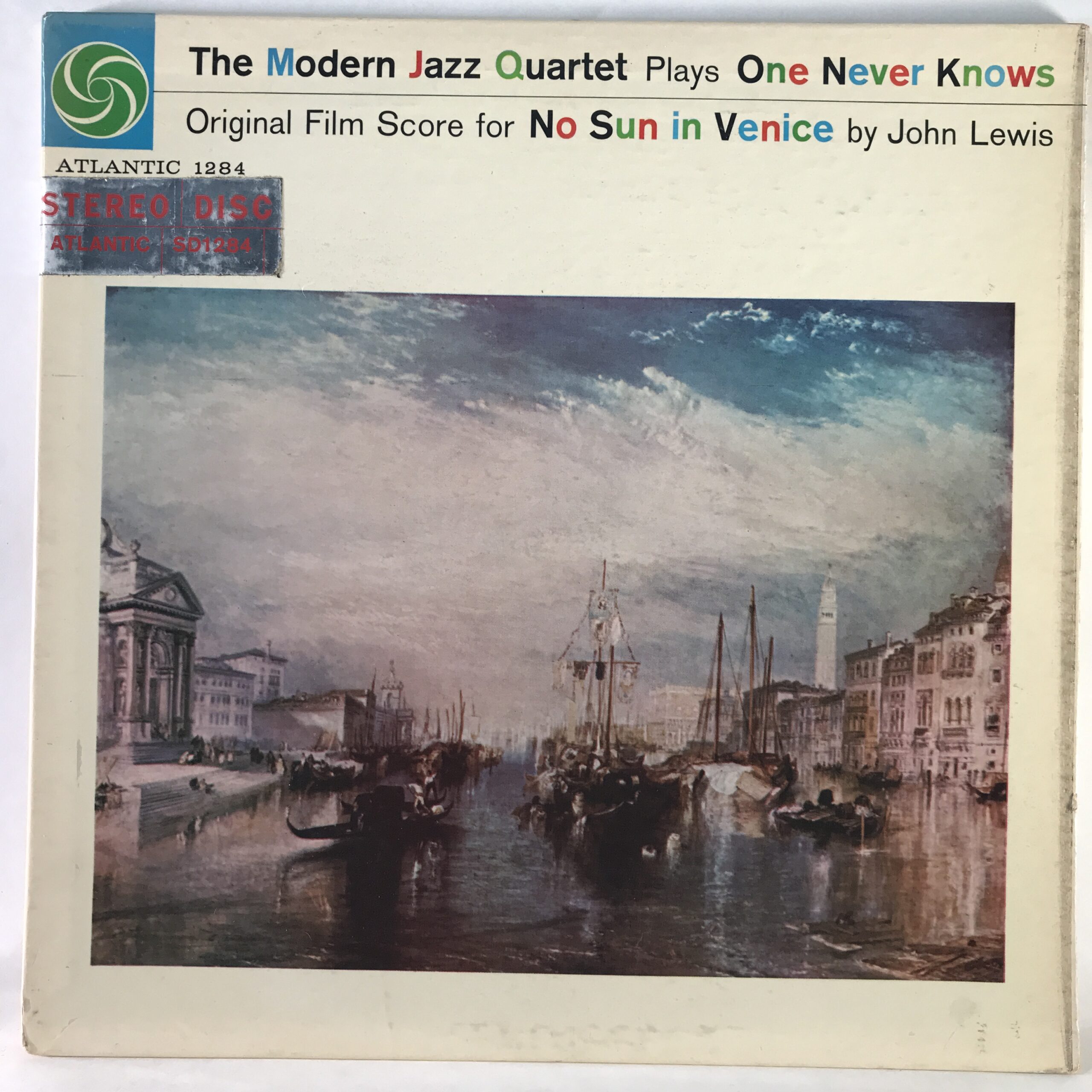 Jazz-Modern Jazz Quartet-Plays One Never Knows OST No Sun In Venice Jpg