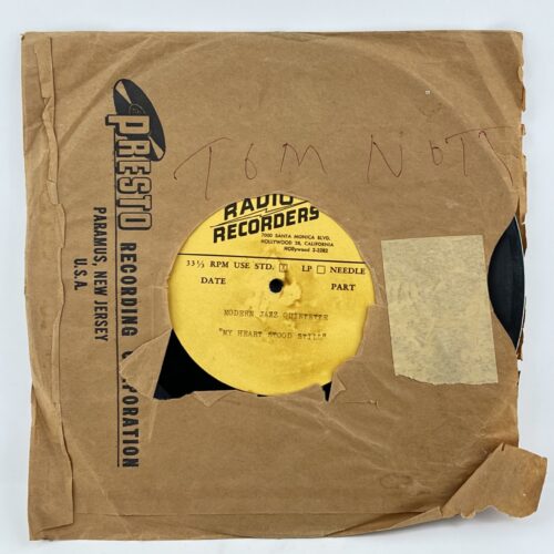 LP10-Modern Jazz Quintet-My Heart Stood Still Jpg
