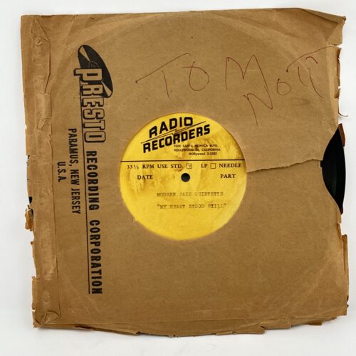 LP10-Modern Jazz Quintet-My Heart Stood Still 2 Jpg