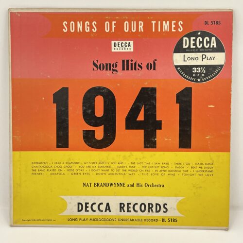 LP10-Songs Of Our Times 1941 Jpg